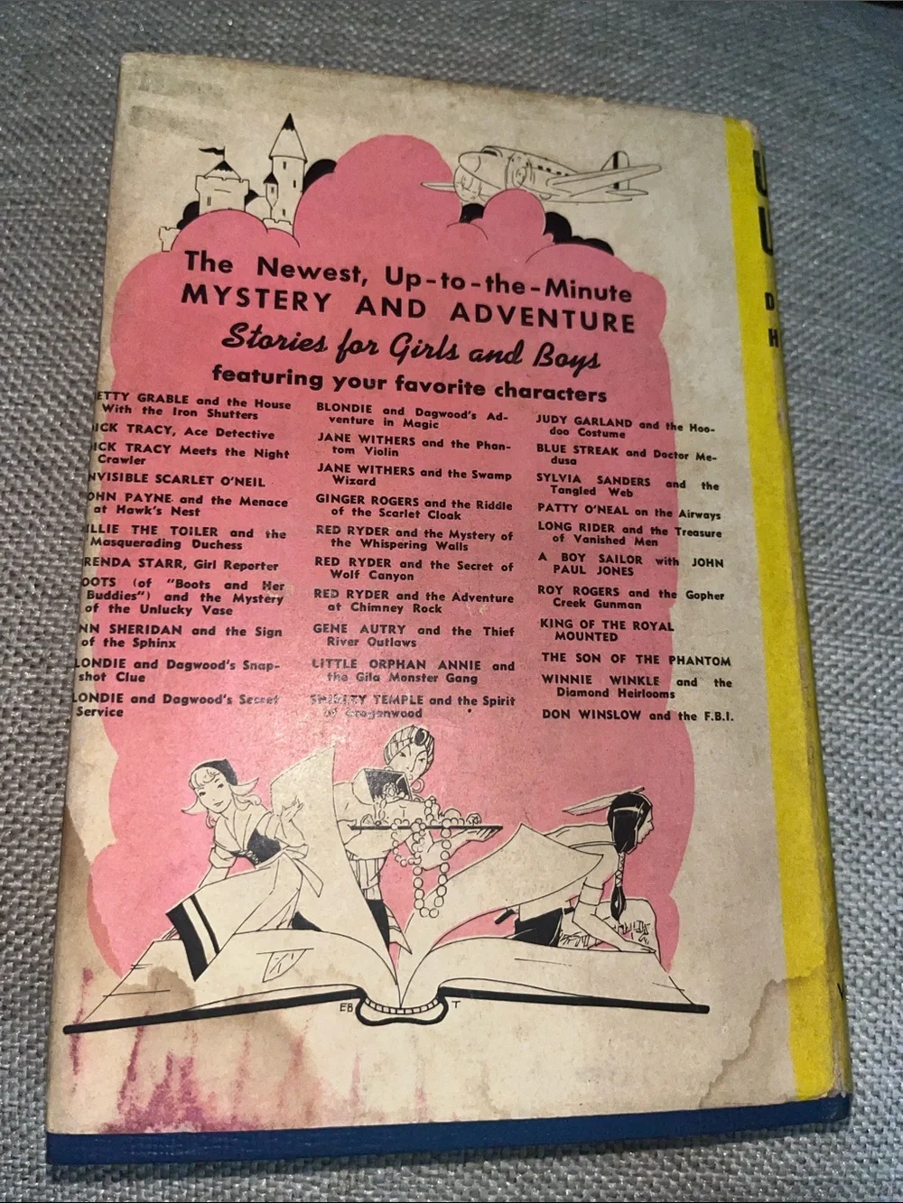 Winnie Winkle and the Diamond Heirlooms - Yellow Cover Collectible Book